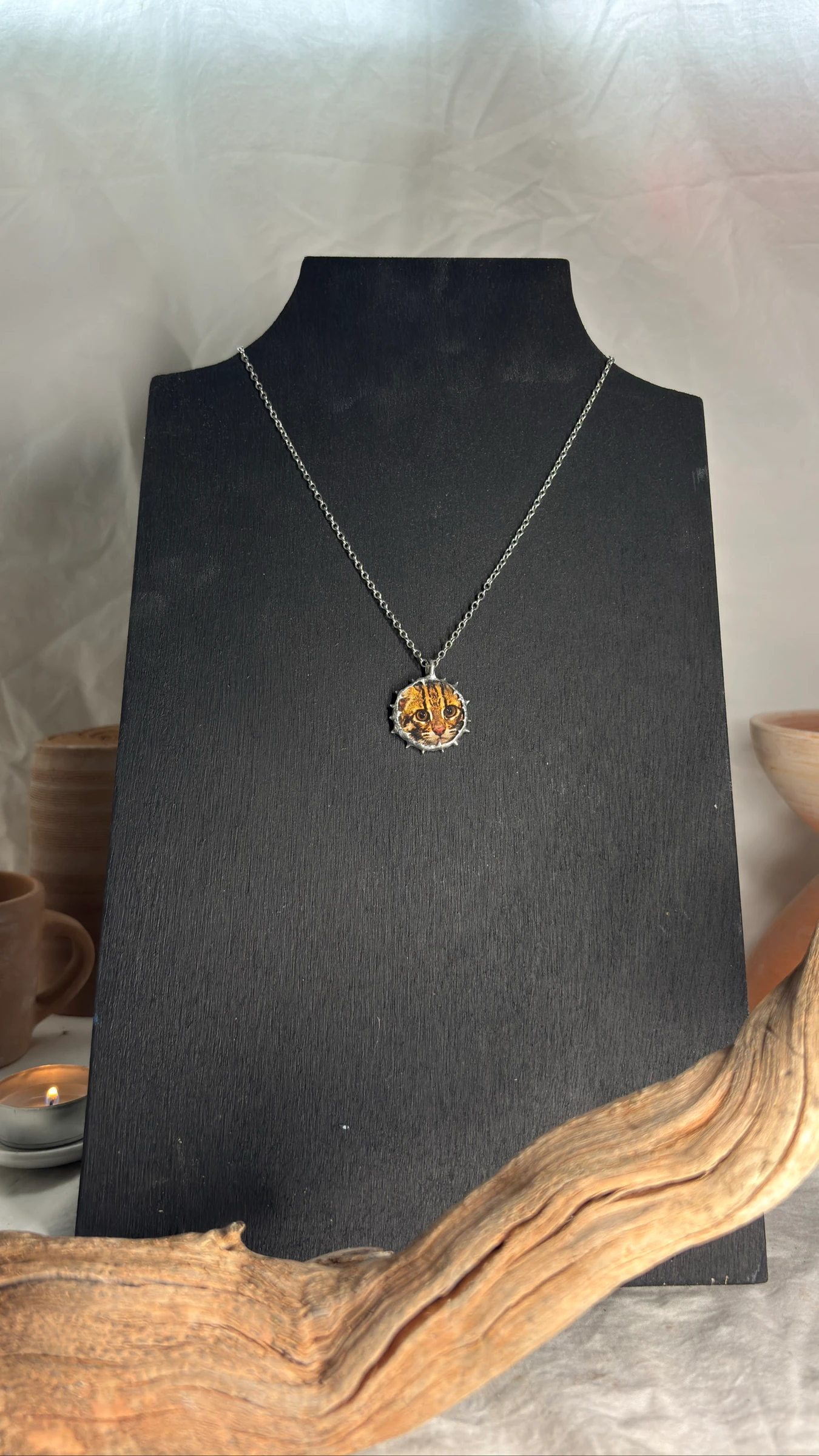 Collar Artesanal de vidrio y soldadura de estaño – photo 12